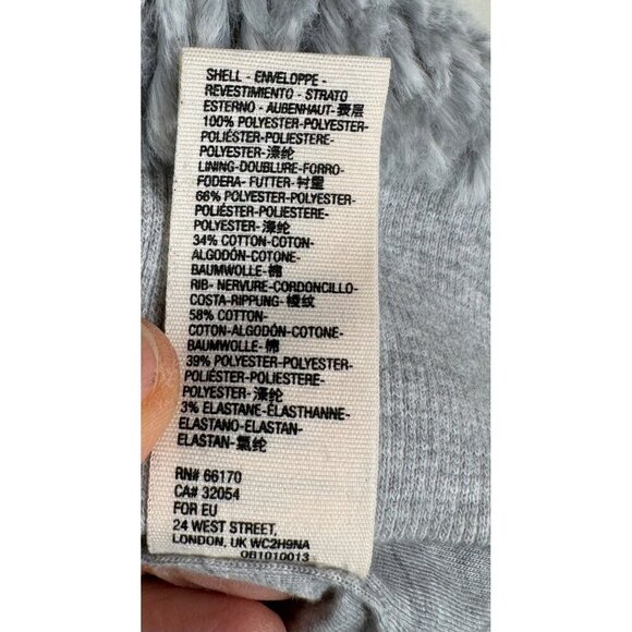 Anthropologie Saturday Sunday fleece hoodie grey plush sz M - Picture 7 of 7